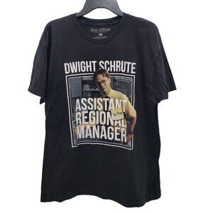 The Office Black Dwight Schrute Assistant Regional Manager Tee Men's Size XL‎